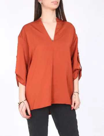 Bluza Zara, caramiziu