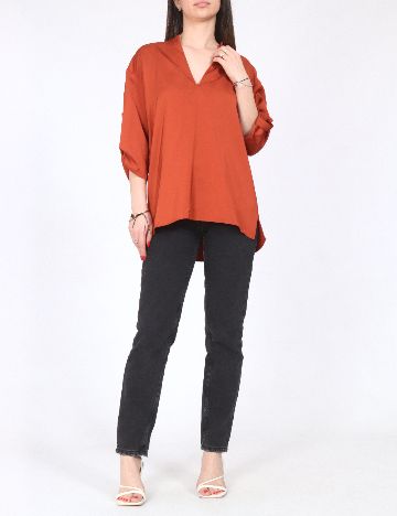 Bluza Zara, caramiziu