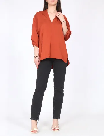Bluza Zara, caramiziu