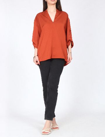 Bluza Zara, caramiziu