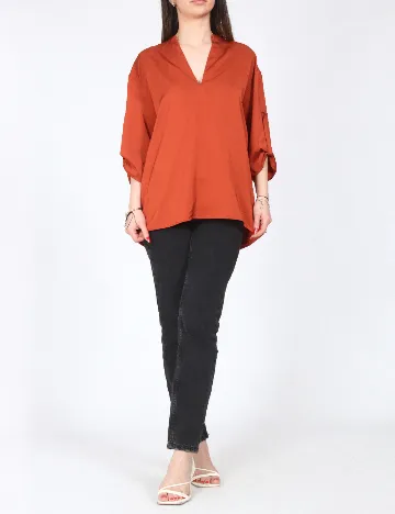 Bluza Zara, caramiziu