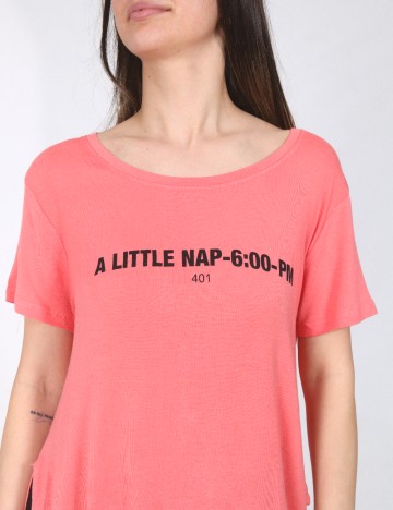 Bluza de pijama Bershka, roz