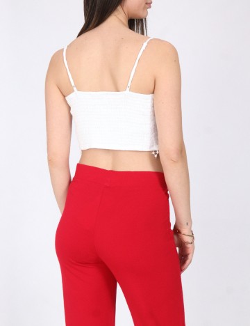 Top Bershka, alb
