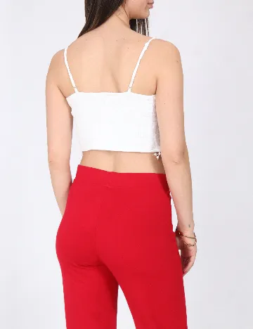 Top Bershka, alb