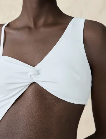 Costum de baie SHEIN, alb