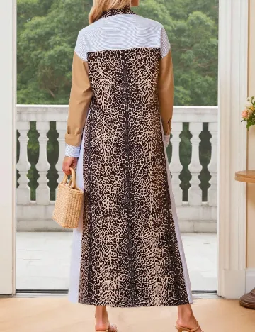 Rochie lunga SHEIN CURVE, mix culori