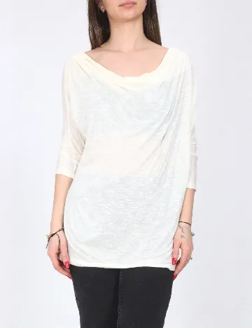 Bluza Bershka, ecru