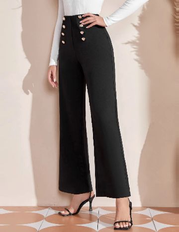 Pantaloni Emery Rose, negru