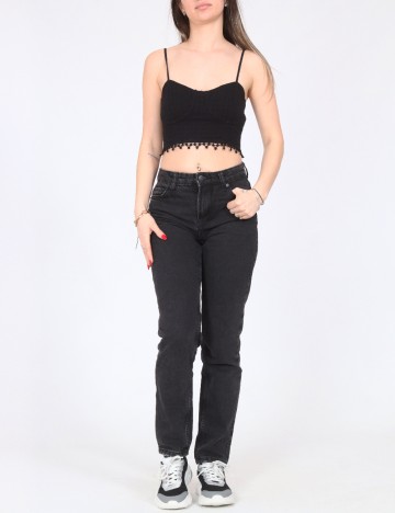 Top Bershka, negru