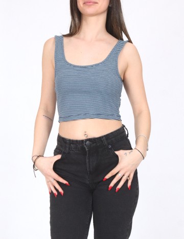 Top Zara, albastru