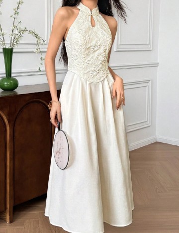 Rochie medie SHEIN, crem