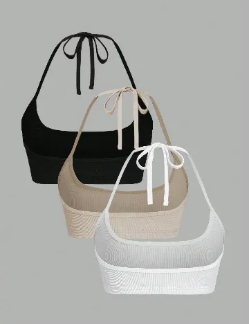 Set topuri 3 bucati SHEIN, mix culori