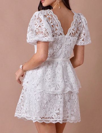 Rochie scurta SHEIN, alb