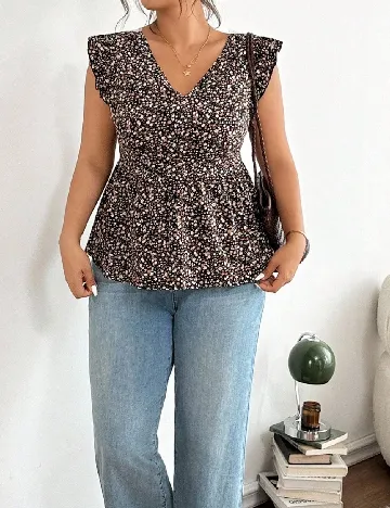 Bluza SHEIN CURVE, floral print