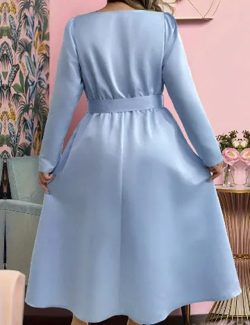 Rochie medie SHEIN CURVE, albastru