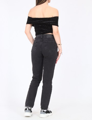 Top Bershka, negru