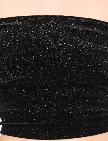 Top Bershka, negru