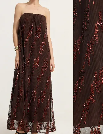 Rochie lunga SHEIN, maro