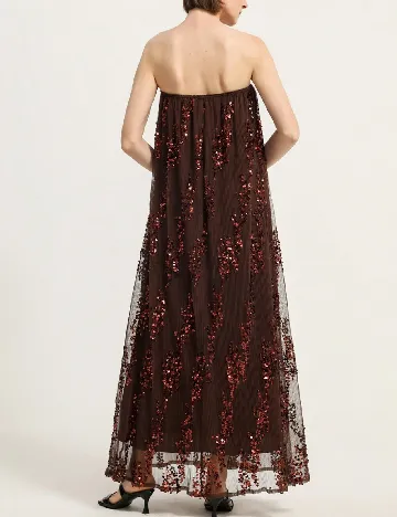 Rochie lunga SHEIN, maro