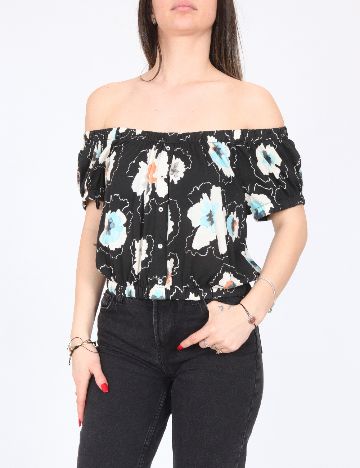 Top Zara, negru