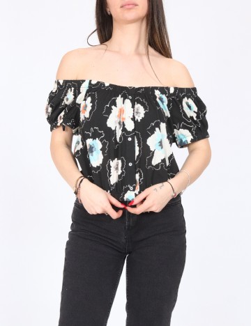 Top Zara, negru