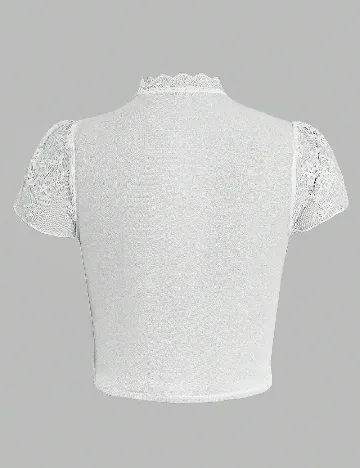 Top SHEIN CURVE, alb