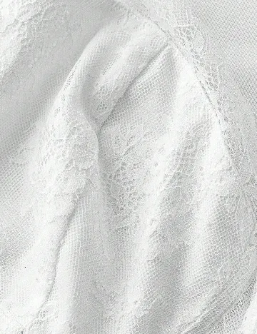 Top SHEIN CURVE, alb