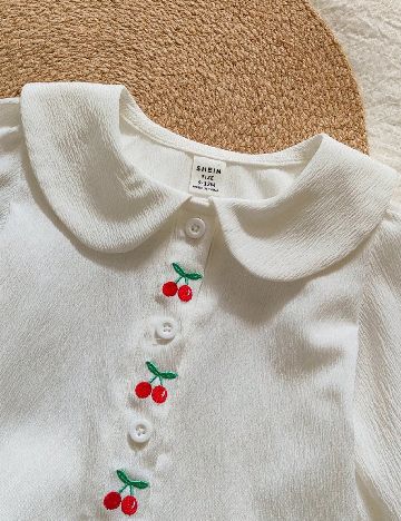 Camasa Shein Kids, alb