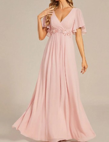 Rochie lunga Ever-Pretty, roz
