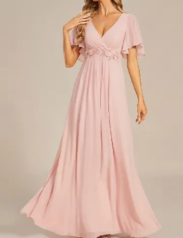 Rochie lunga Ever-Pretty, roz
