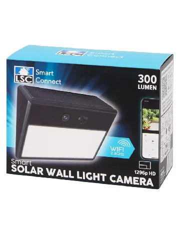 Camera HD solara LSC, negru