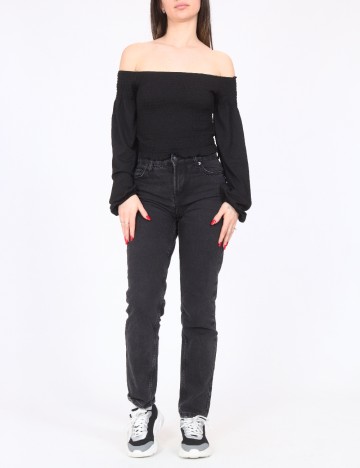 Top Bershka, negru