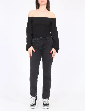 Top Bershka, negru