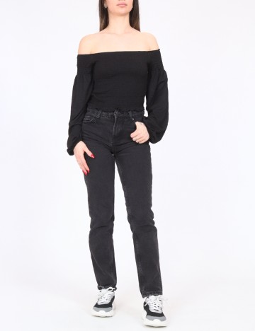 Top Bershka, negru