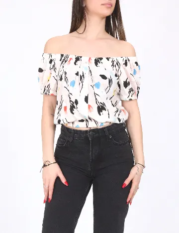 Top Zara, alb