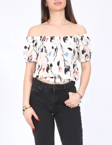 Top Zara, alb