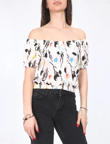 Top Zara, alb