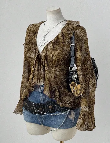 Bluza SHEIN CURVE, animal print