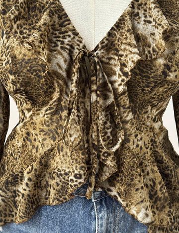 Bluza SHEIN CURVE, animal print