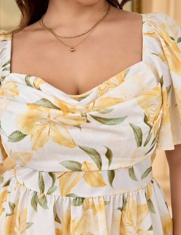 Bluza SHEIN CURVE, alb