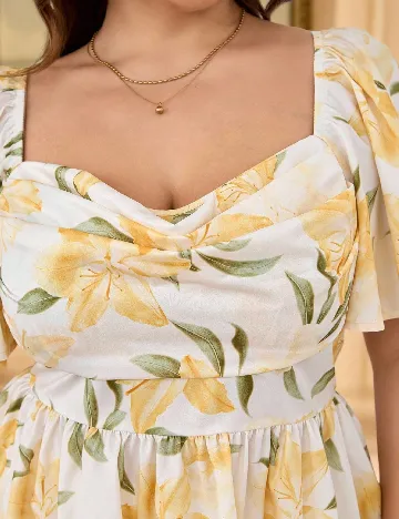 Bluza SHEIN CURVE, alb