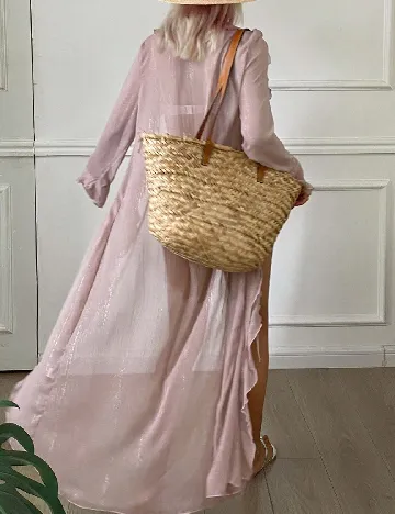 Kimono SHEIN, roz pudra inchis