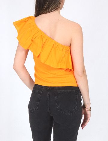 Top Zara, portocaliu