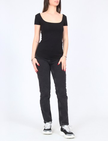 Top Bershka, negru
