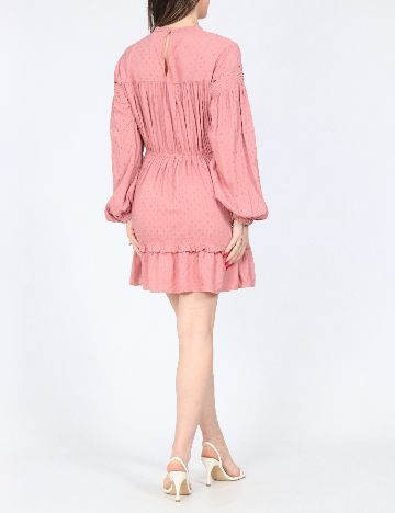 Rochie scurta Zara, roz pudra