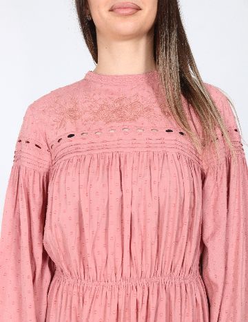 Rochie scurta Zara, roz pudra