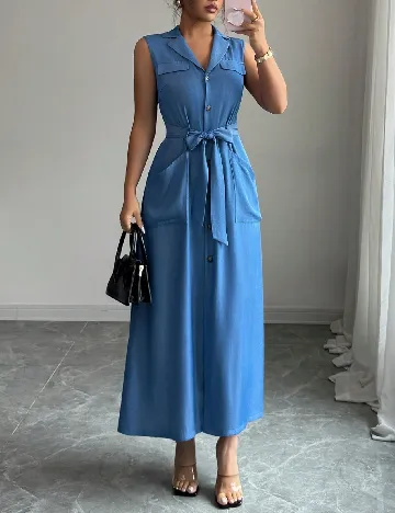 Rochie lunga SHEIN, albastru