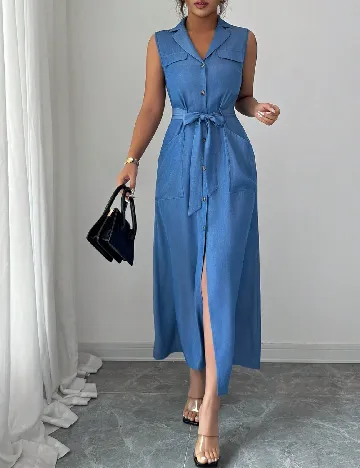 Rochie lunga SHEIN, albastru
