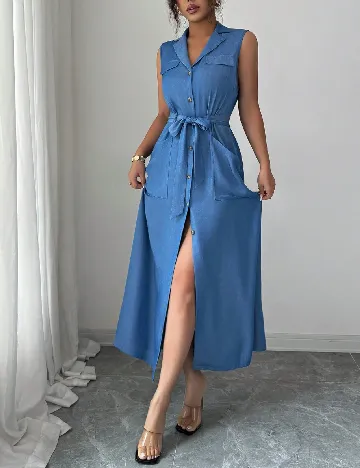Rochie lunga SHEIN, albastru