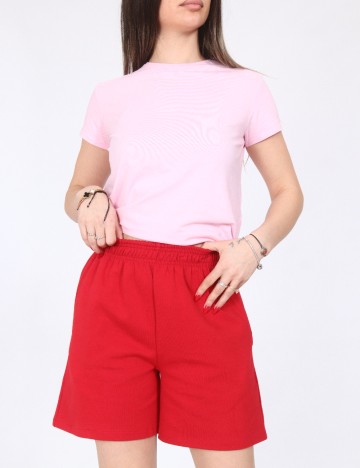 Pantaloni scurti Zara, rosu